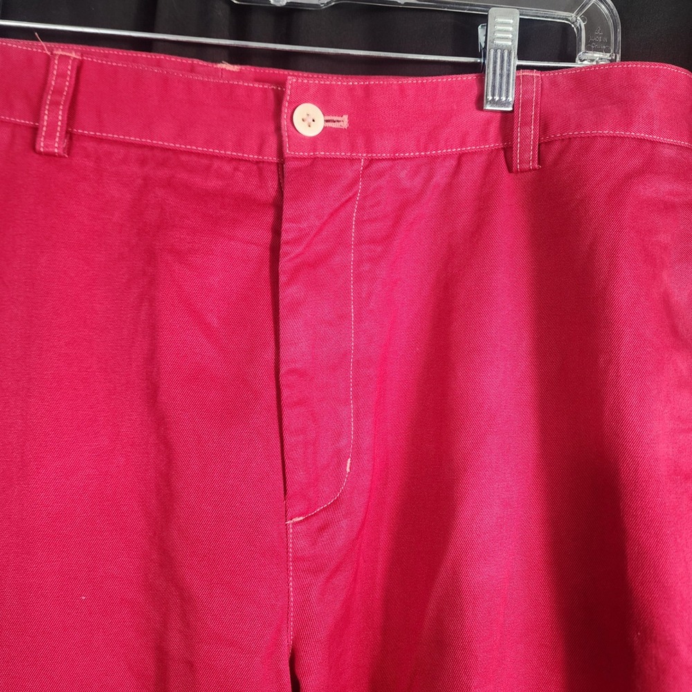 Vineyard Vines Mens Club Pant Pink Cotton Twill Straight Leg Chino 36x34 golfing - Picture 3 of 10